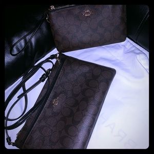 Coach Crossbody with matching wristlet